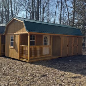 12 X 24 DELUXE SIDE-LOFTED CABIN